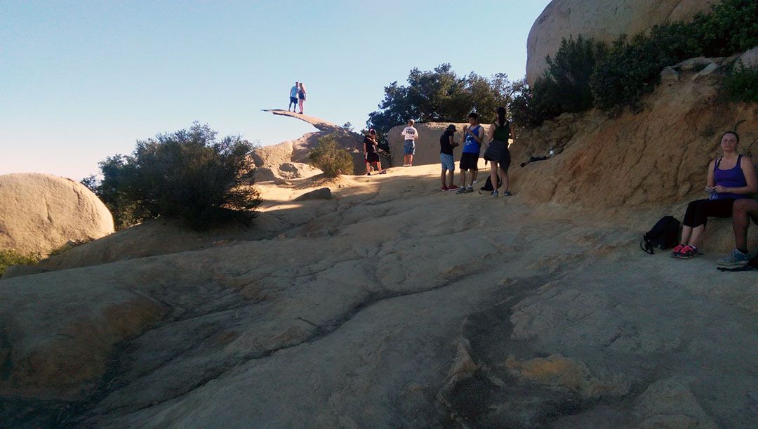 Mt Woodson Trail Hike to Potato Chip Rock from Lake Poway