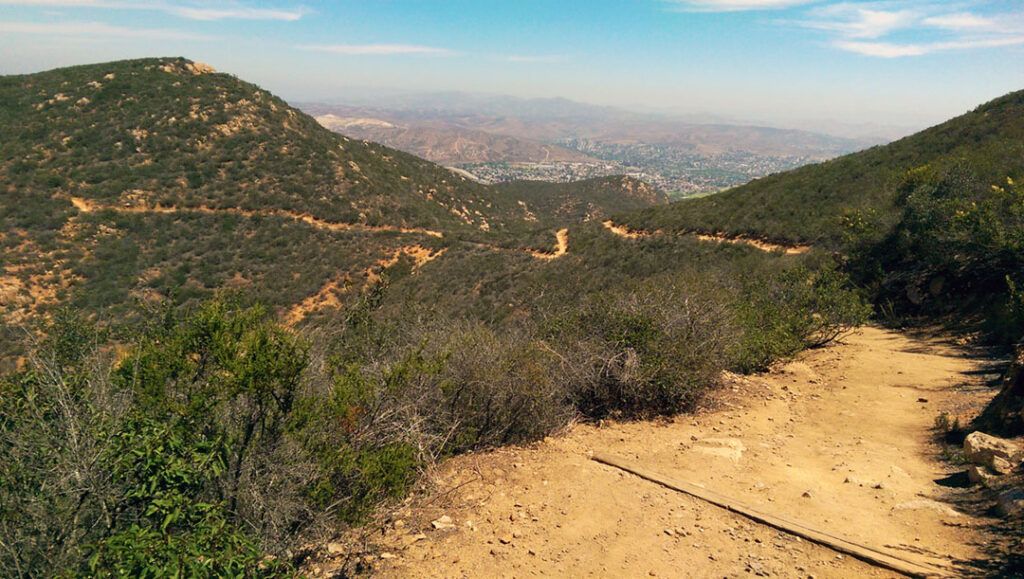 View from trail to Pyles Peak.
