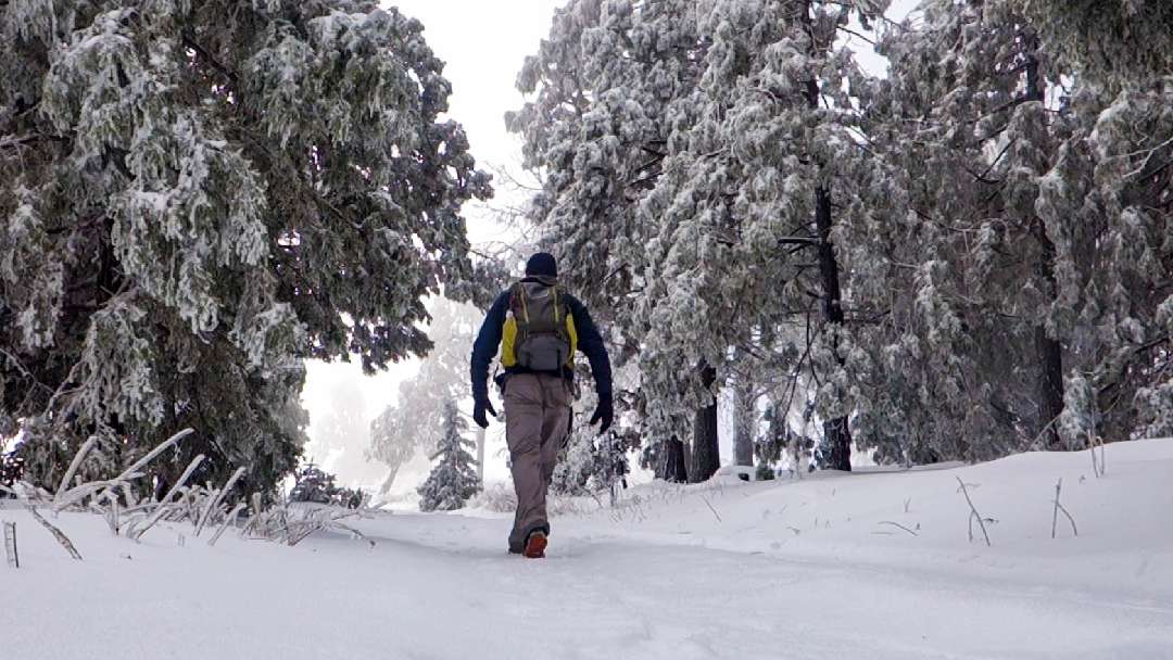 My Cold Weather Hiking Clothes Tested on Cuyamaca and Stonewall Peaks in the Snow