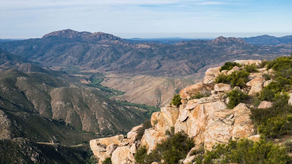 The view southwest into the valley from the Eagle Peak hike.
