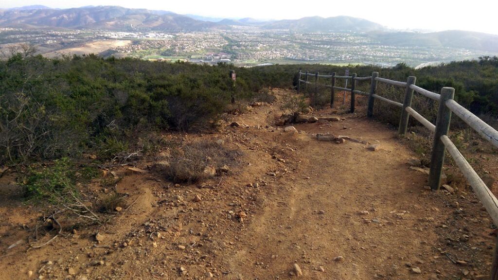 Overlooking 4s Ranch from Black Mountain Miner's Ridge Loop Trail