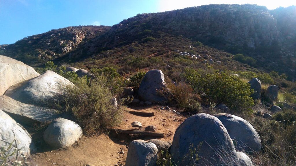 View to South Fortuna Peak from South Fortuna Trail.